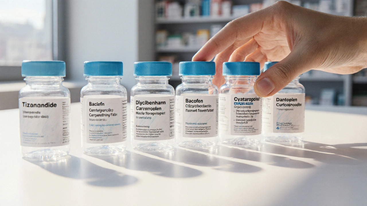 Tizanidine vs Alternatives: Muscle Relaxant Comparison Guide
