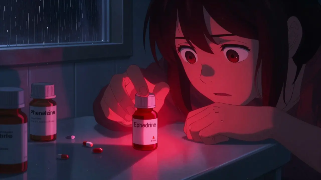 Ephedrine and MAO Inhibitors: The Deadly Hypertensive Crisis You Can't Afford to Ignore