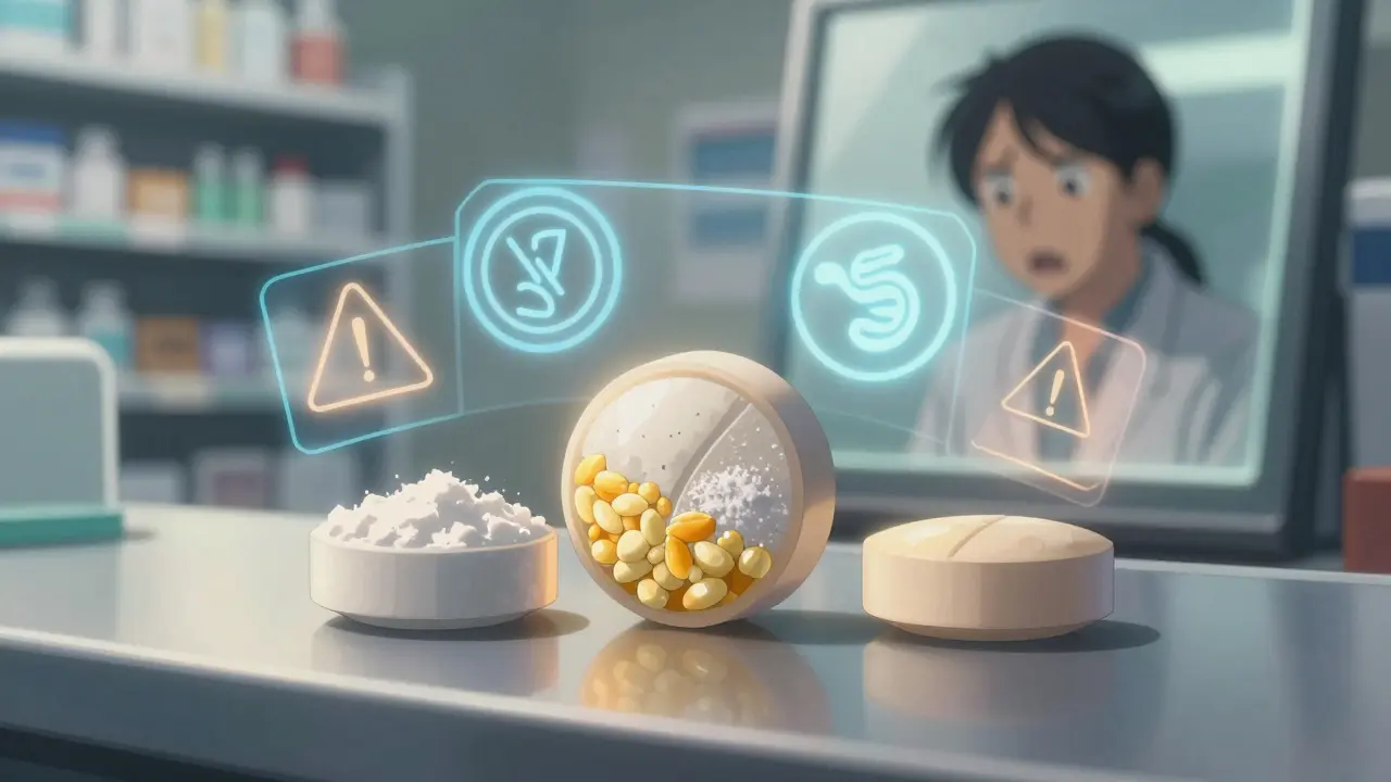 Inactive Ingredient Interactions in Generic Medication Combinations